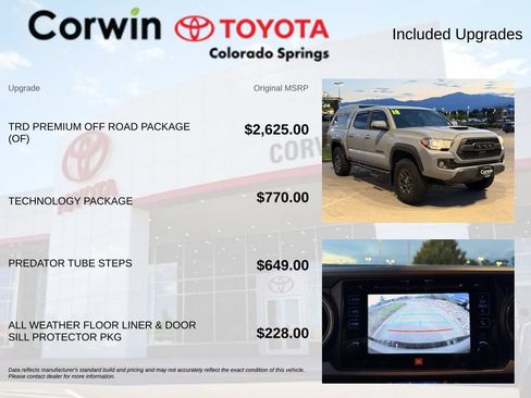Used 2018 Toyota Tacoma TRD Off-Road AWD/4WD image 4