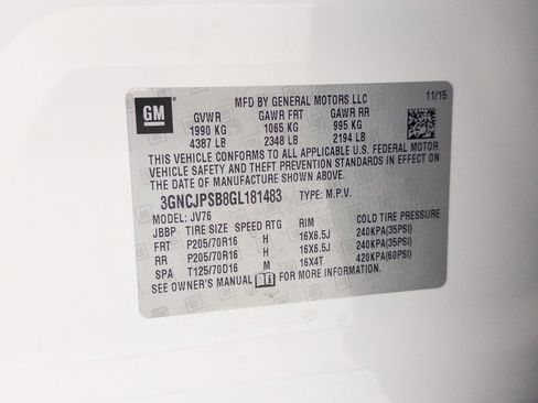 Used 2016 Chevrolet Trax LT w/ LT Convenience Package image 27