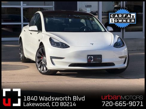 Used 2023 Tesla Model 3 Performance AWD/4WD image 1