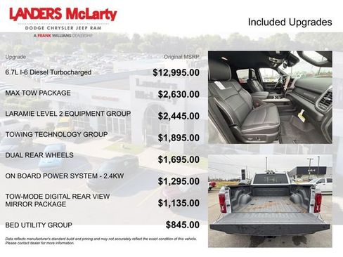 New 2026 RAM 3500 Laramie w/ Max Tow Package image 4