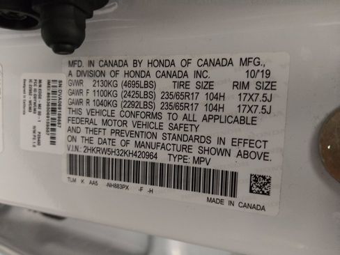 Used 2019 Honda CR-V LX image 33