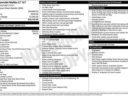 Used 2022 Chevrolet Malibu LT FWD image 32