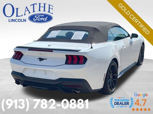 Certified 2025 Ford Mustang Convertible w/ Mustang Nite Pony Package RWD image 6