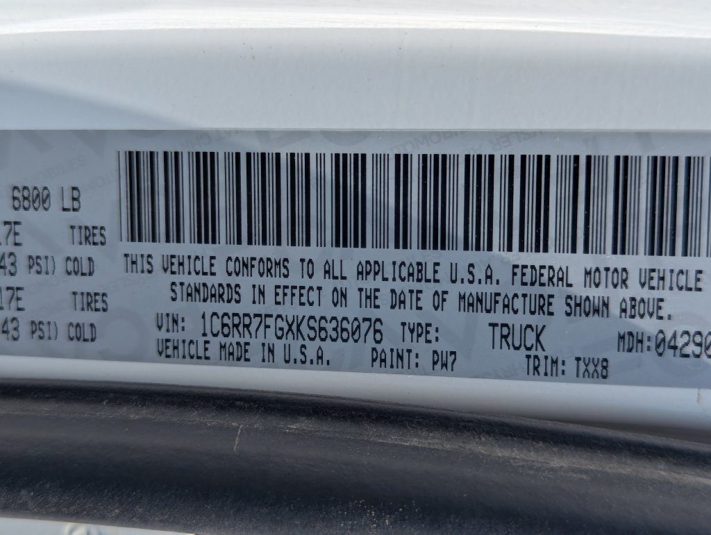 Used 2019 RAM 1500 Tradesman w/ Protection Group AWD/4WD image 33