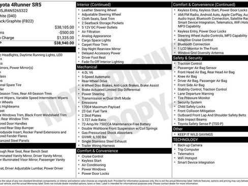Used 2022 Toyota 4Runner SR5 RWD image 40