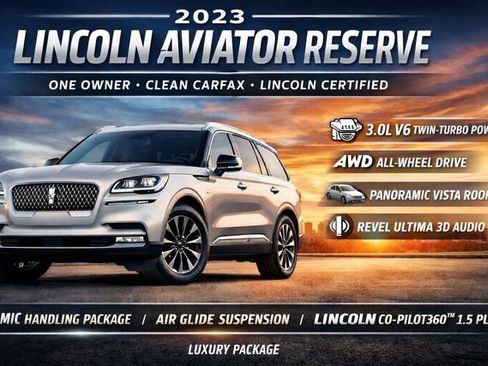 Used 2023 Lincoln Aviator Reserve w/ Equipment Group 201A image 3