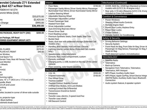 Used 2017 Chevrolet Colorado Z71 AWD/4WD image 31