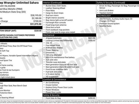 Used 2008 Jeep Wrangler Unlimited Sahara w/ Trailer Tow Group image 5