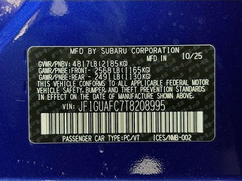 New 2026 Subaru Impreza 2.0i Sport image 31