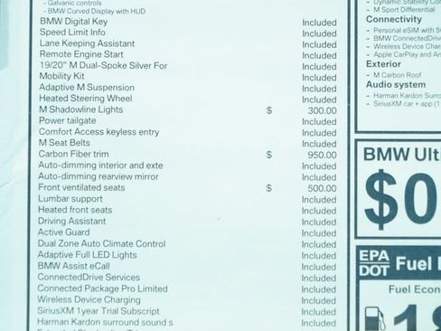 New 2027 BMW M4 xDrive Competition w/ Executive Package AWD/4WD image 8