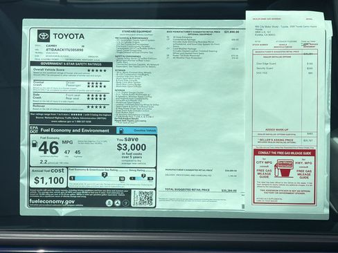 New 2026 Toyota Camry SE w/ Convenience Package FWD image 36