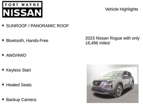 Used 2023 Nissan Rogue SV w/ SV Premium B Package image 8