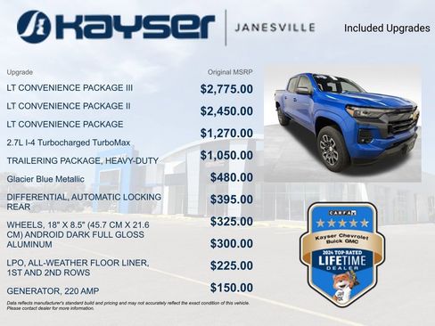 Certified 2024 Chevrolet Colorado LT w/ LT Convenience Package III AWD/4WD image 2