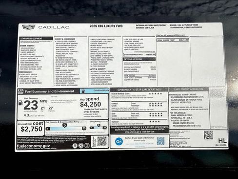 New 2025 Cadillac XT6 Luxury image 15