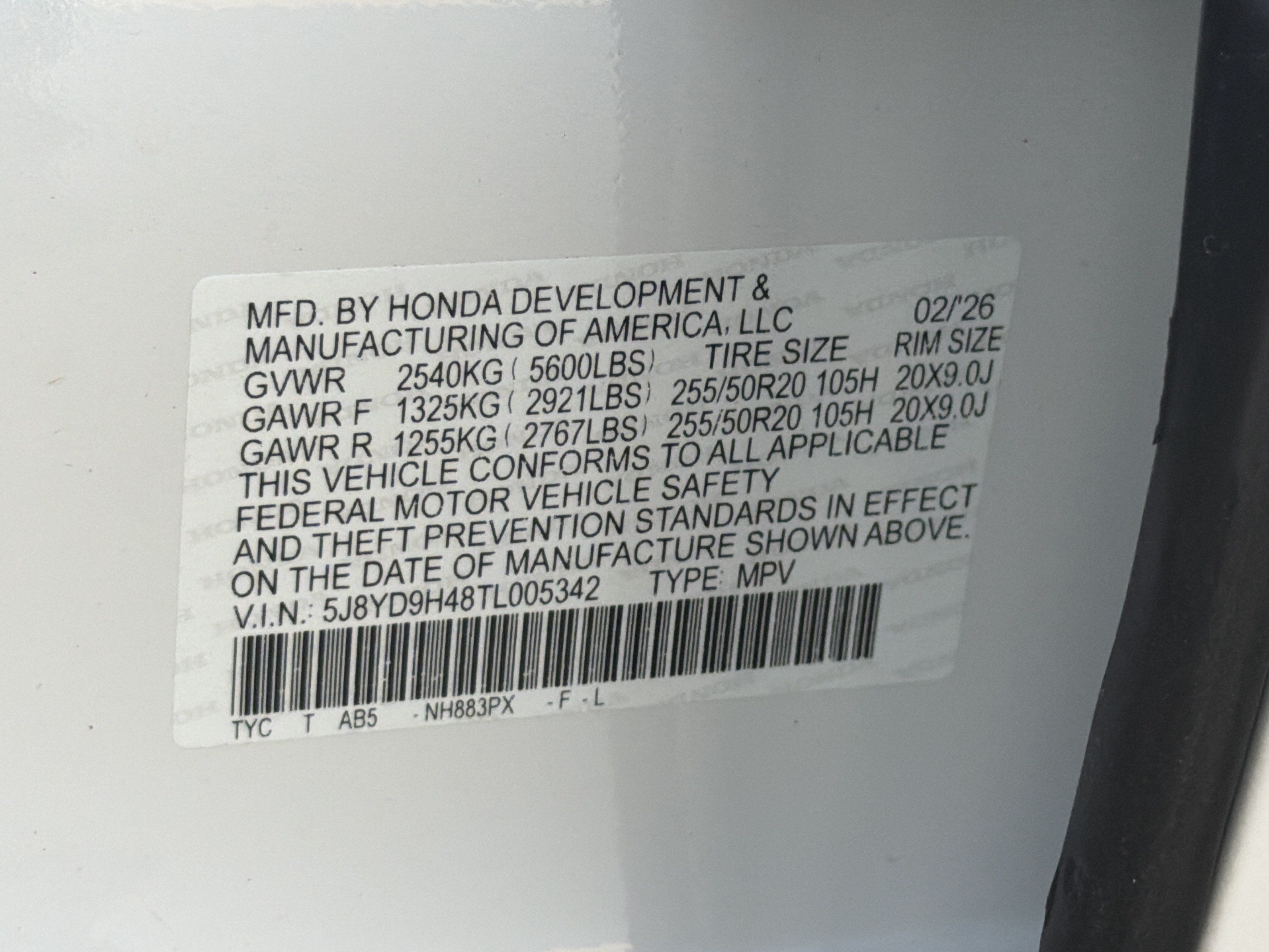 Certified 2026 Acura MDX w/ Technology Package FWD image 36