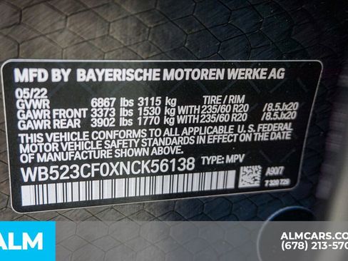 Used 2022 BMW iX xDrive50 w/ Dynamic Handling Package image 64