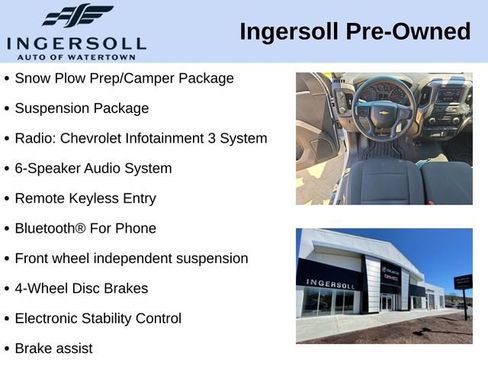 Used 2022 Chevrolet Silverado 2500 Custom w/ Snow Plow Prep/Camper Package AWD/4WD image 5