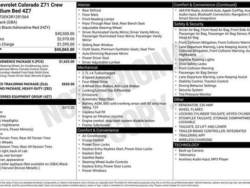 Used 2024 Chevrolet Colorado Z71 w/ Z71 Convenience Package 2 image 35