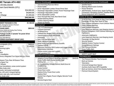 Used 2022 GMC Terrain AT4 w/ Infotainment Package II AWD/4WD image 6