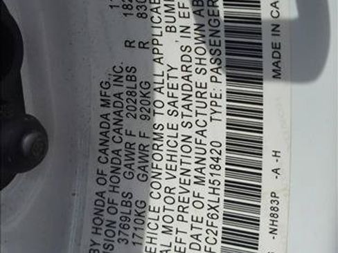 Used 2020 Honda Civic LX image 15