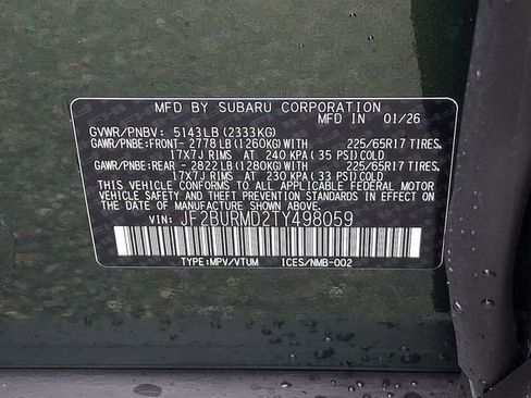 New 2026 Subaru Outback Wilderness image 24