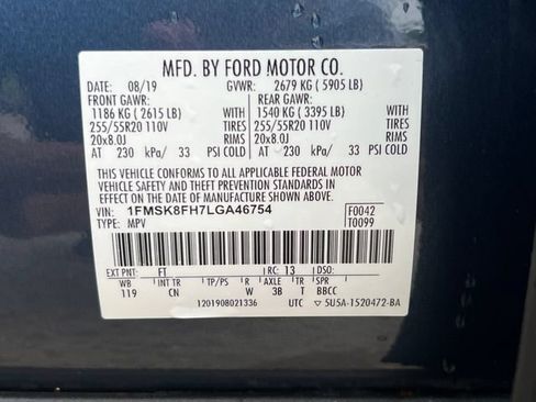 Used 2020 Ford Explorer Limited AWD/4WD image 44