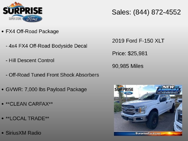 Used 2019 Ford F150 XLT w/ Equipment Group 301A Mid AWD/4WD image 15