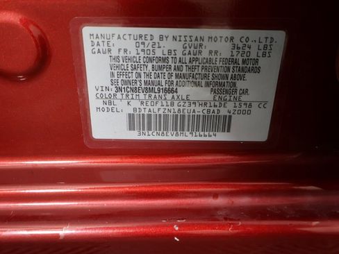 Used 2021 Nissan Versa SV image 41