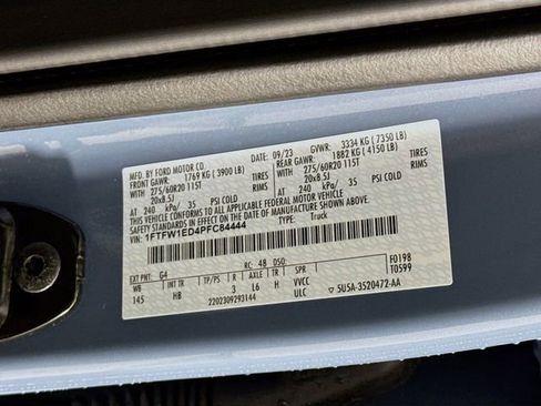 Used 2023 Ford F150 Lariat w/ Equipment Group 502A High image 32