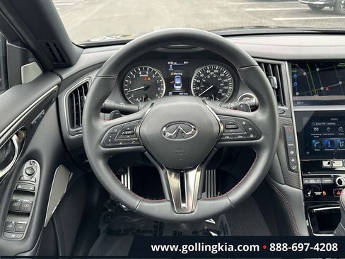 Used 2023 INFINITI Q50 Red Sport 400 w/ Black Opal Edition AWD/4WD image 13
