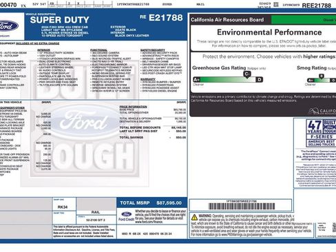 Used 2024 Ford F350 Lariat w/ Lariat Ultimate Package AWD/4WD image 1