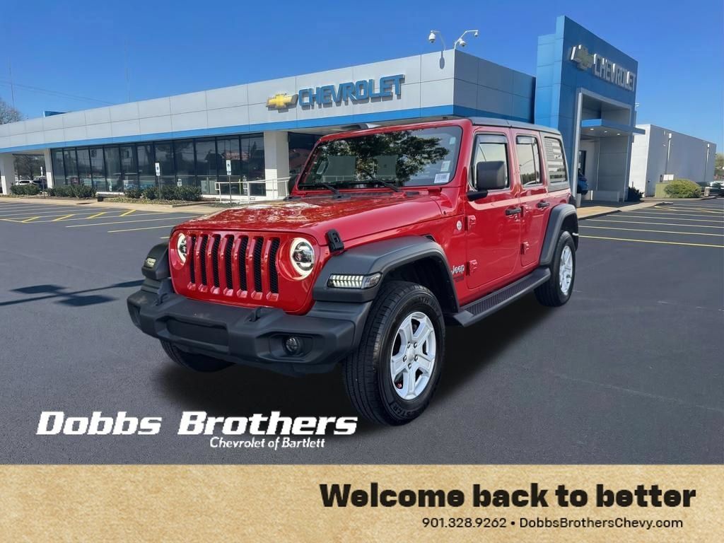Used 2021 Jeep Wrangler Unlimited Sport AWD/4WD image 3