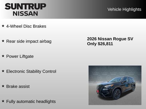 Used 2026 Nissan Rogue SV FWD image 30