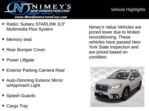 Used 2020 Subaru Ascent Limited w/ Popular Package #2 AWD/4WD image 11
