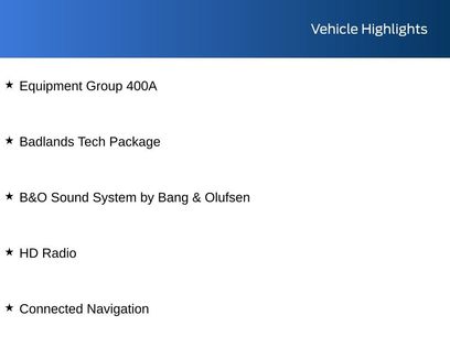 New 2025 Ford Bronco Sport Badlands w/ Badlands Tech Package