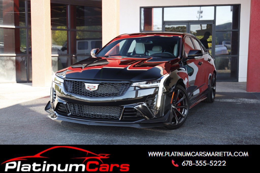 Used 2024 Cadillac CT4 V Blackwing w/ Carbon Fiber 1 Package RWD image 1