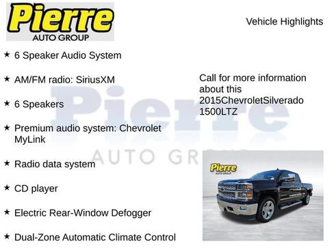 Used 2015 Chevrolet Silverado 1500 LTZ w/ Max Trailering Package AWD/4WD image 13