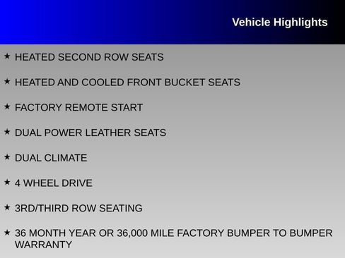 Used 2025 Chevrolet Tahoe High Country w/ Sun And Tow Package AWD/4WD image 12