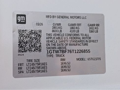 New 2026 GMC Savana 2500 Extended w/ Safety Package RWD image 24