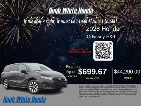 Used 2026 Honda Odyssey EX-L image 7