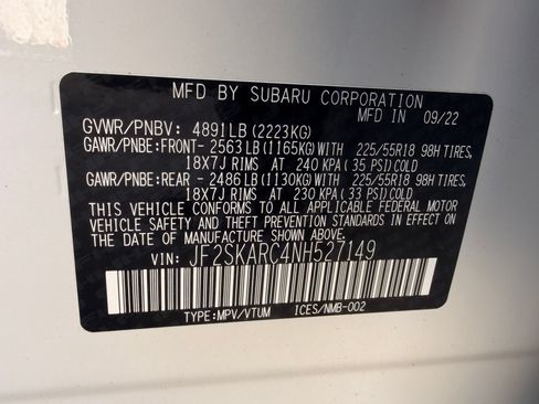Used 2022 Subaru Forester Touring AWD/4WD image 40