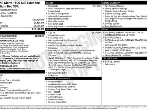 Used 2019 GMC Sierra 1500 SLE w/ SLE Value Package image 2