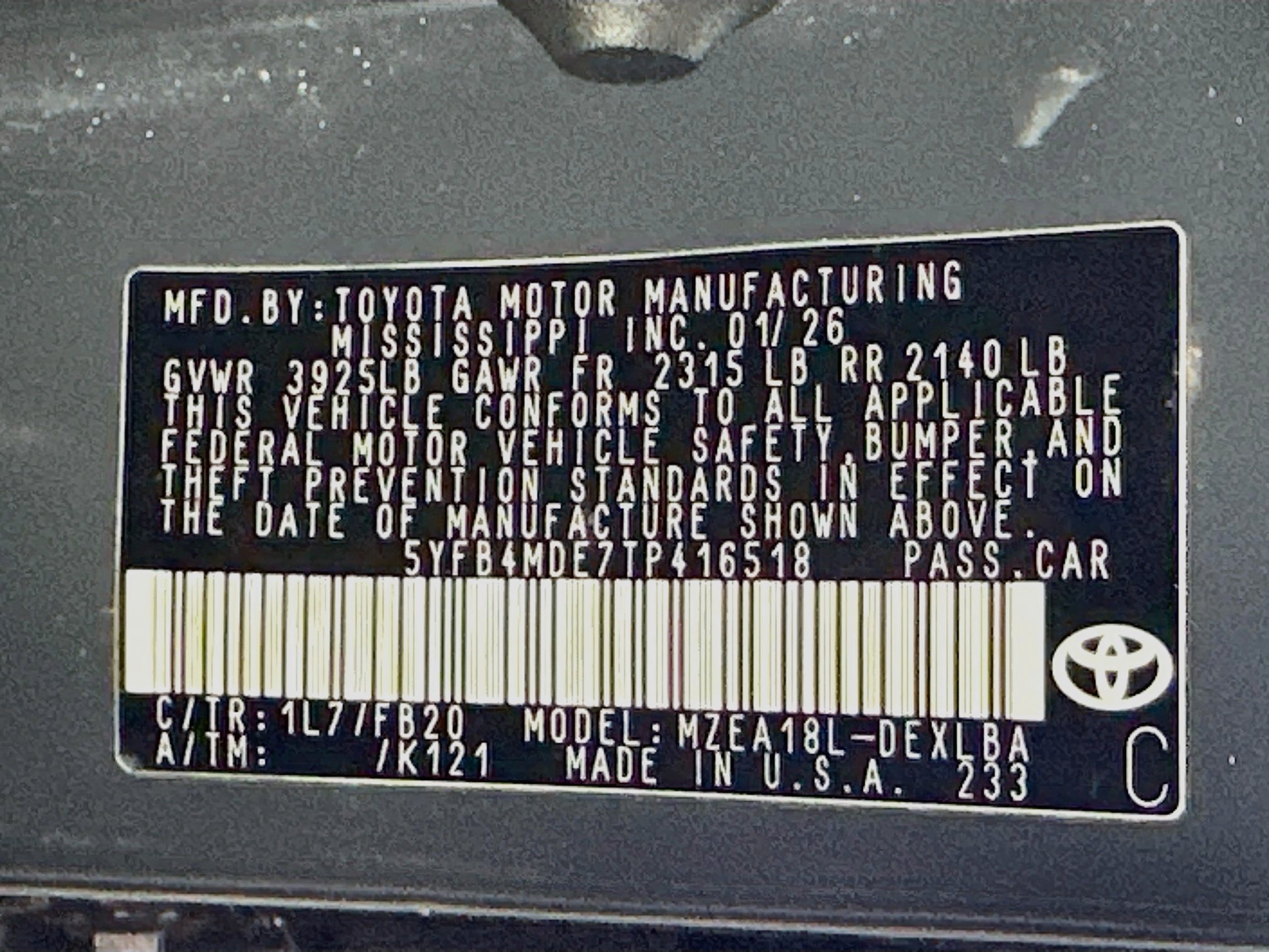 Used 2026 Toyota Corolla LE FWD image 12