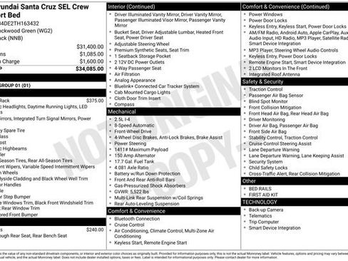 New 2026 Hyundai Santa Cruz SEL FWD image 35