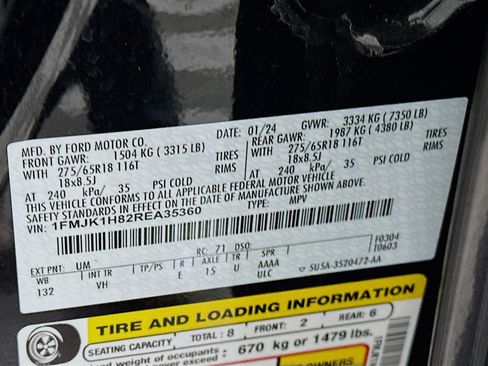Used 2024 Ford Expedition Max XLT RWD image 12