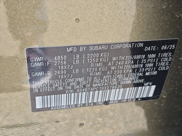 Used 2025 Subaru Outback Touring AWD/4WD image 24