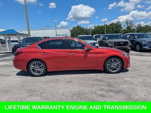 Used 2023 INFINITI Q50 Luxe w/ Cargo Package RWD image 4