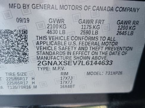 Used 2020 Chevrolet Equinox LS AWD/4WD image 34