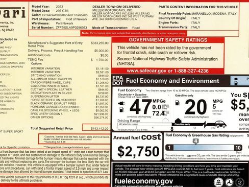 Certified 2023 Ferrari 296 GTB image 2