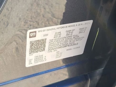 Used 2023 Chevrolet Equinox RS w/ RS Leather Package image 34